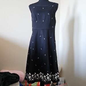 Ann Taylor A-Line Floral Dress